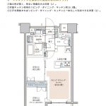 リビオレゾン月島ステーションプレミア　A4タイプ間取り